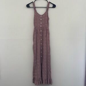 Sincerely Jules Mauve Polka Dot Maxi Dress